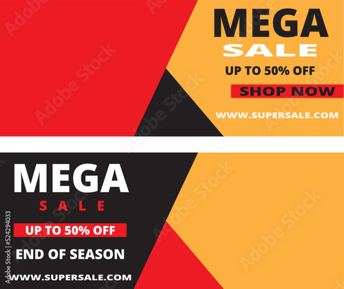 Cartel de rebajas descuentos. Icono vector.