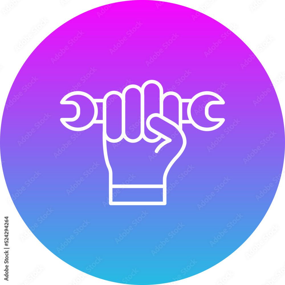 Tool Gradient Circle Line Inverted Icon Tool Gradient Circle Line Inverted Icon
