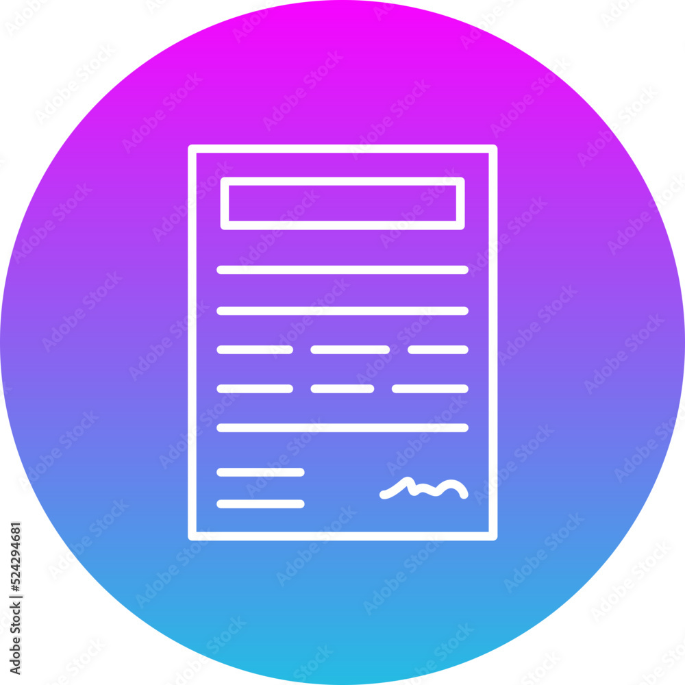 Contract Gradient Circle Line Inverted Icon Contract Gradient Circle Line Inverted Icon