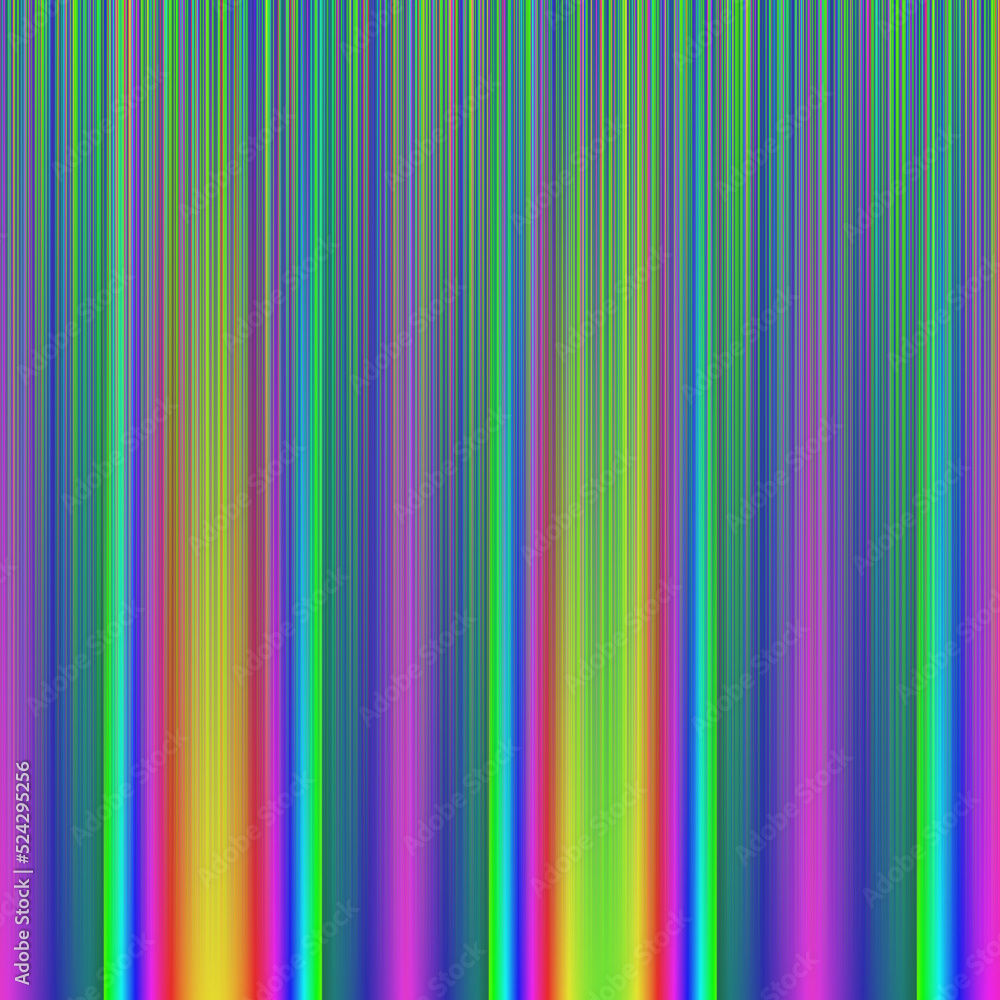 Obraz premium Color interpolation calculated gradient illustration