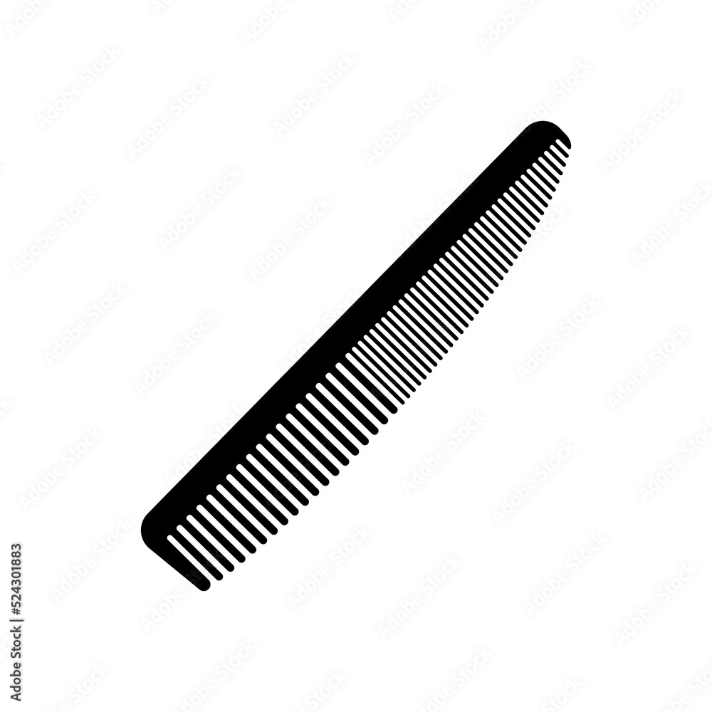 comb for hair cutting salon concept comb for hair cutting salon concept