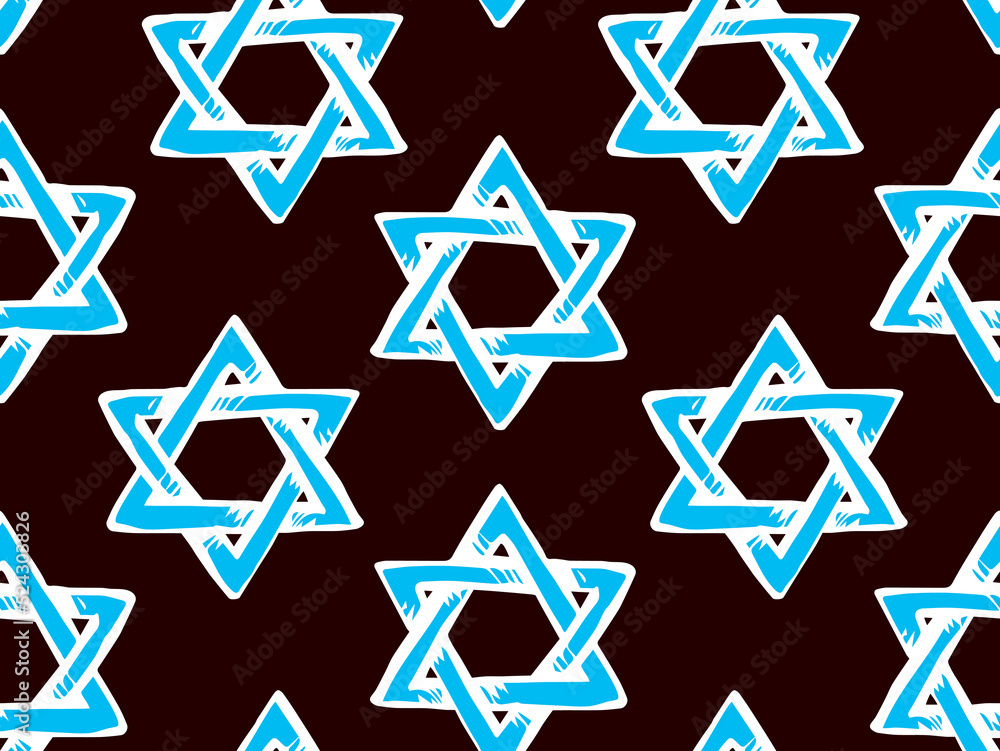 Jewish holiday symbol. Vector drawing Jewish holiday symbol. Vector drawing