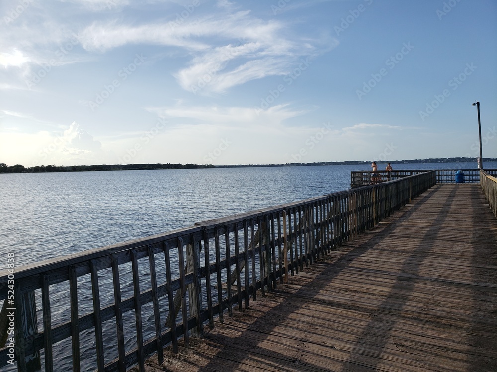 View of Lake Minneola during a summer day, Clermont, Florida