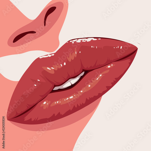 sexy female mouth