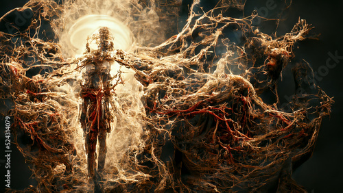 Illustration of spiritual being 