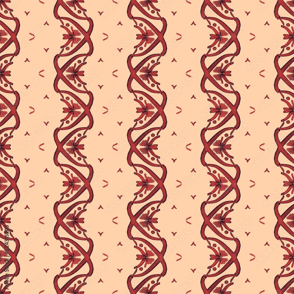 Abstract ethnic ikat pattern. Design for decorating background, wallpaper, illustration, fabric, clothing, batik, carpet, embroidery.
Abstract ethnic ikat pattern. Design for decorating background, wallpaper, illustration, fabric, clothing, batik, carpet, embroidery.