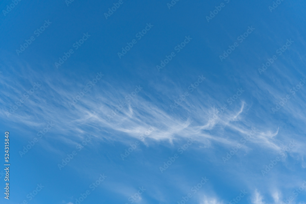 Cirrus Clouds in a Blue Sky Cirrus Clouds in a Blue Sky