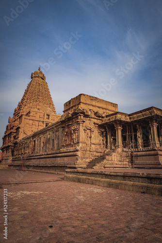 Tanjore Big Temple or Brihadeshwara Temple was built by King Raja Raja Cholan in Thanjavur  Tamil Nadu. It is the very oldest   tallest temple in India. This temple listed in UNESCO s Heritage Site.