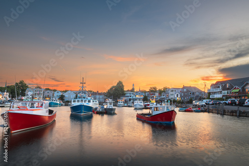 Rockport, Massachusetts, USA Downtown and Harbor View