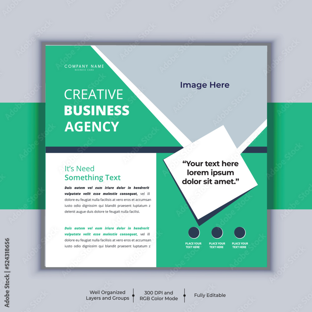 Professional business social media post square banner design. Modern layout vector template. Digital marketing agency banner design.
Professional business social media post square banner design. Modern layout vector template. Digital marketing agency banner design.