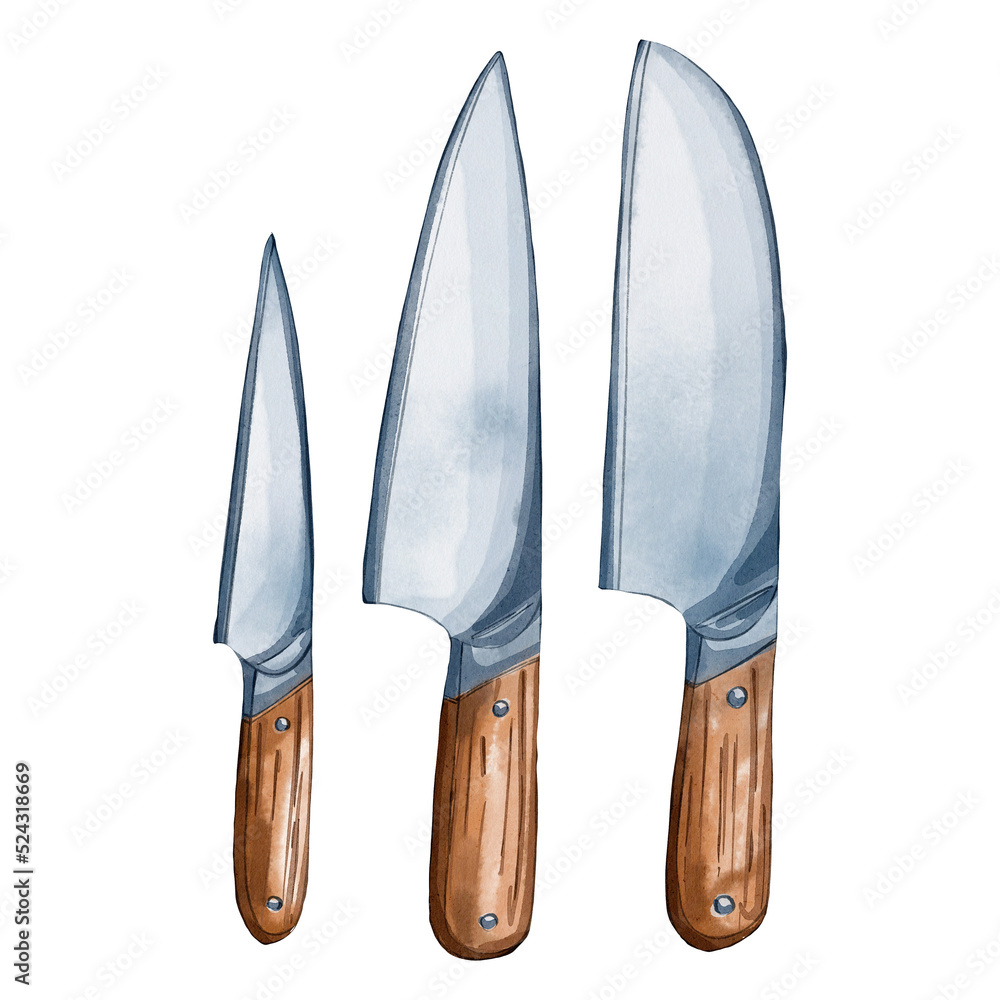 set of knives set of knives