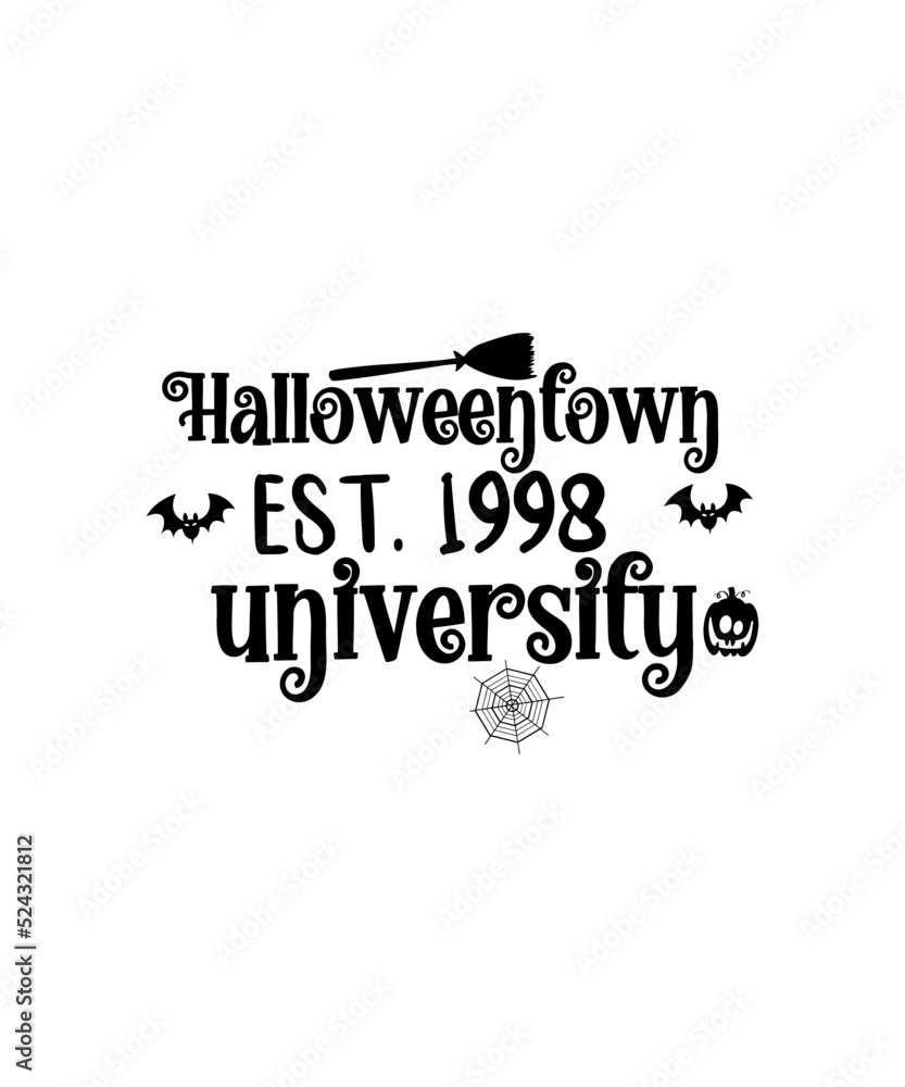 Fototapeta premium Halloween SVG Bundle, Halloween SVG, Witch SVG, Ghost Svg, Pumpkin Svg, Fall Svg, Thanksgiving Svg, Silhouette Vector, Svg Files for Cricut