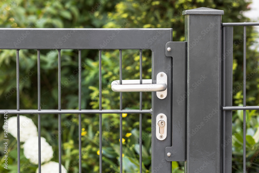 Fence Door Lock. Stainless Steel Gate Lock to Garden. Gate Lock of Fence Door. Fence Door Lock. Stainless Steel Gate Lock to Garden. Gate Lock of Fence Door.