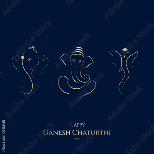Happy Ganesh Chaturthi Social Media Post Design
