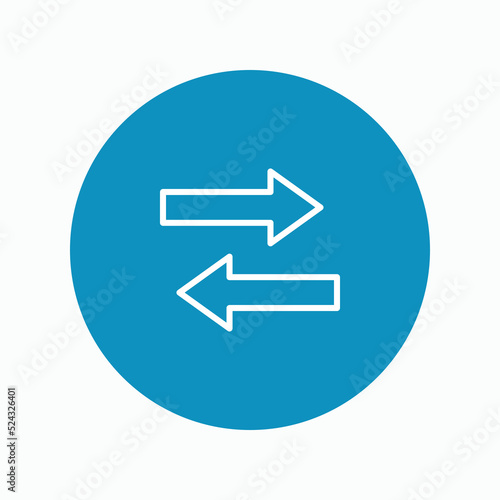 arrow sign icon switch
