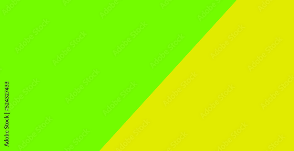 Beautiful green and yellow geometric background in a simple high resolution design