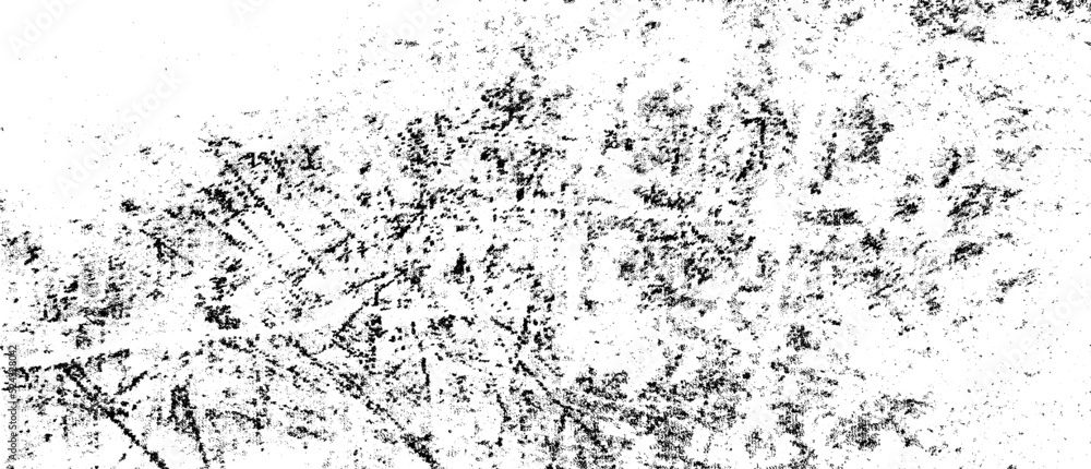 Scratched Grunge Urban Background Texture Vector. Dust Overlay Distress Grainy Grungy Effect. Distressed Backdrop Vector Illustration. Isolated Black on White Background. EPS 10.