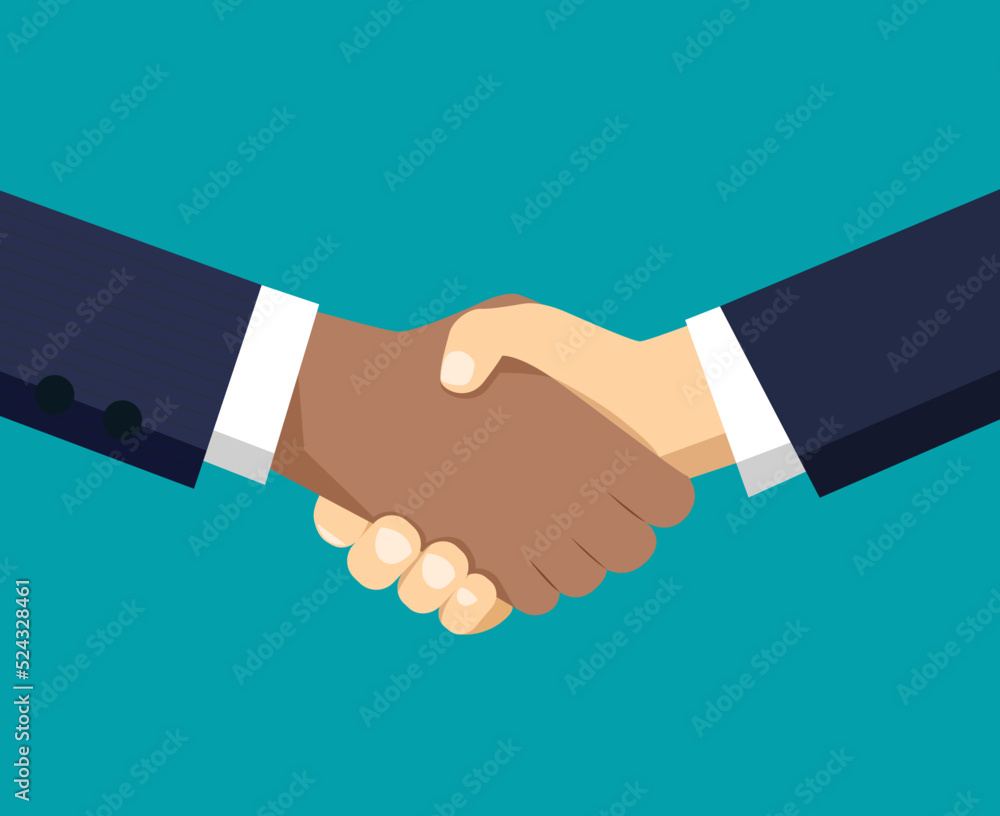 Shaking hands of two business partners. Greetings at the meeting. Symbol of agreement, consent. Shaking hands of two business partners. Greetings at the meeting. Symbol of agreement, consent.