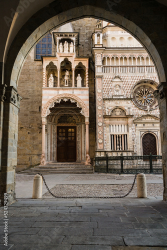 capilla Colleoni, siglo XV, Duomo, Piazza Padre Reginaldo Giuliani,ciudad alta, Bergamo, Lombardia, Italia, Europa
