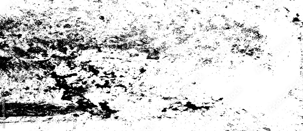 Rough black and white texture vector. Distressed overlay texture. Grunge background. Abstract textured effect. Vector Illustration. Black isolated on white background. EPS10