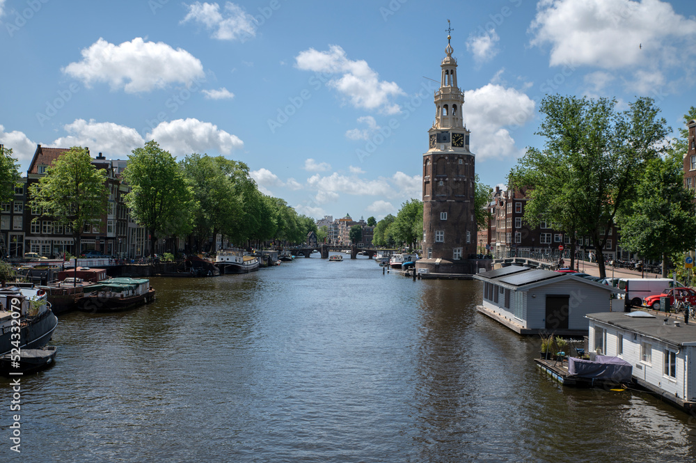 Oudeschans Canal At Amsterdam The Netherlands 9-6-2022