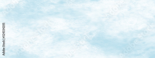 Beautiful brush painted cloudy blue sky background with watercolor stains, blue painted watercolor background, lovely bright blue paper texture, Blue grunge surface texture design for creative works.