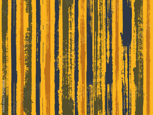 Paintbrush artistic lines fabric seamless print.