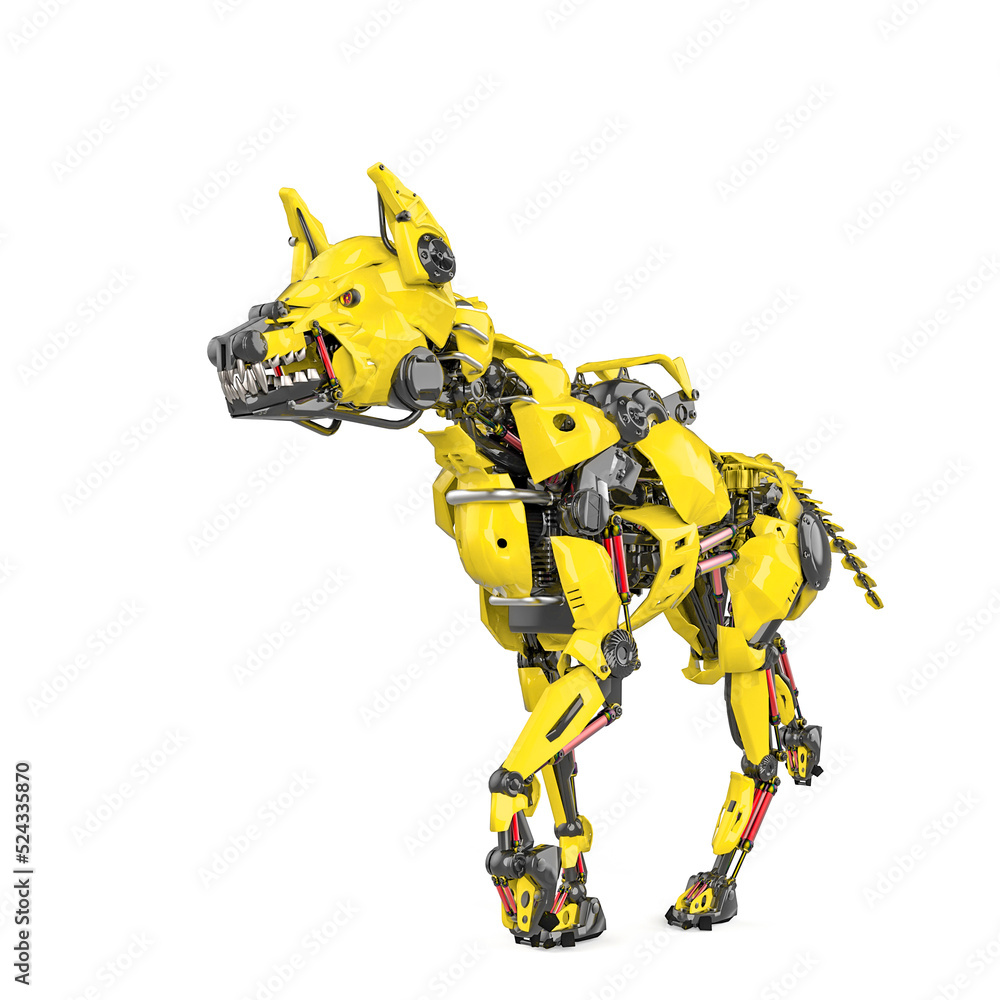 cyber dog in walking cyber dog in walking