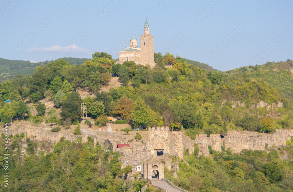 View of Tsarevets in Veliko Tarnovo, Bulgaria