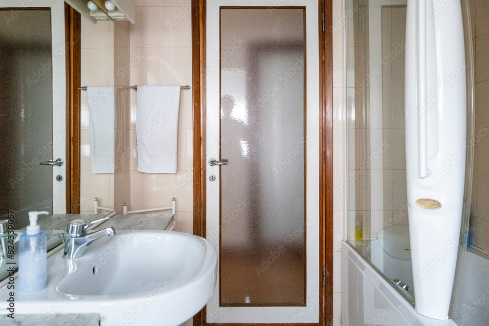 Obraz premium Interiors of rental vacation Italian apartment