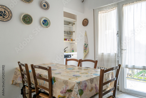 Interiors of rental vacation Italian apartment