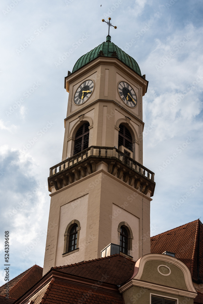 Kirchturm von St. Mang in Regensburg