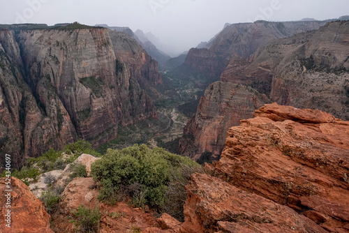 Observation Point Zion NP Utah USA