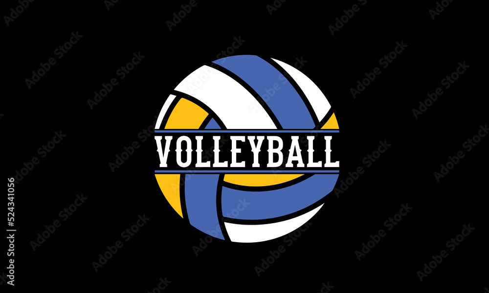 Volleyball T-shirt Design Volleyball T-shirt Design