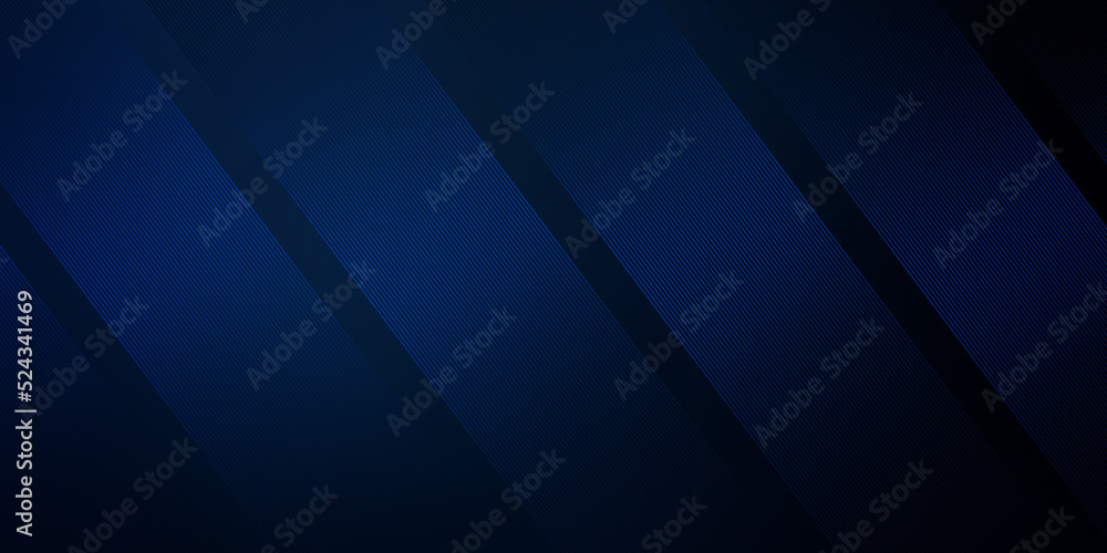 Abstract modern blue background with light stripes dynamic effect