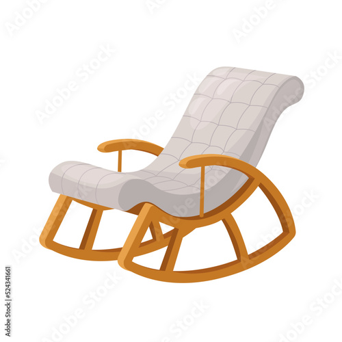 Valokuva Chair cute furniture armchair and seat pouf design in furnished apartment interi