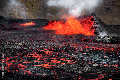 wybuch wulkanu Fagralasfial Islandia