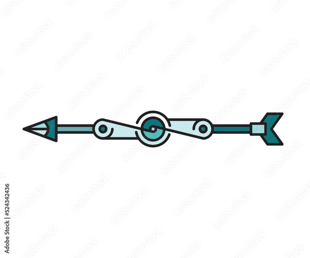 arrow weapon on white background vector illustration arrow weapon on white background vector illustration