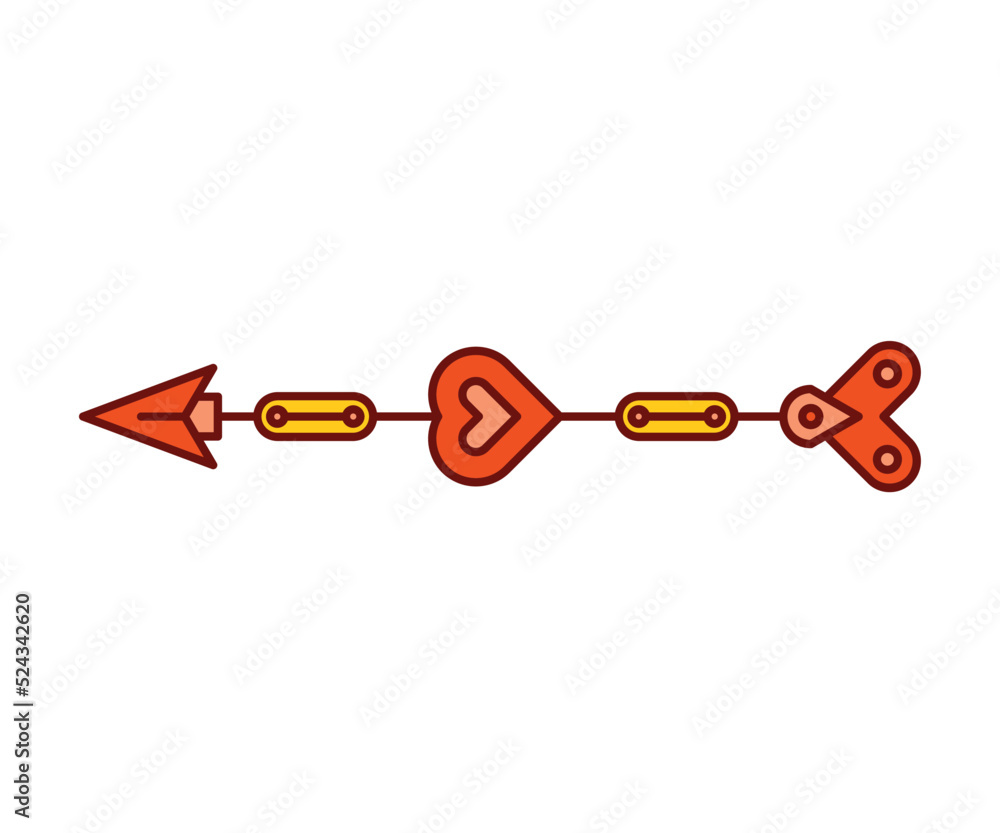 arrow weapon on white background vector illustration arrow weapon on white background vector illustration
