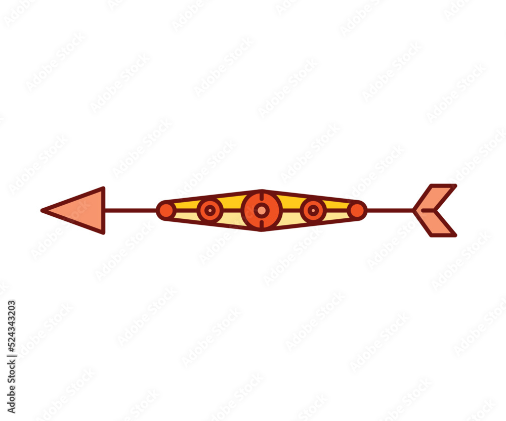 Fototapeta premium arrow decoration vector illustration
