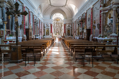 Pellestrina Church in Venice Lagoon, Italy, Laguna Veneziana