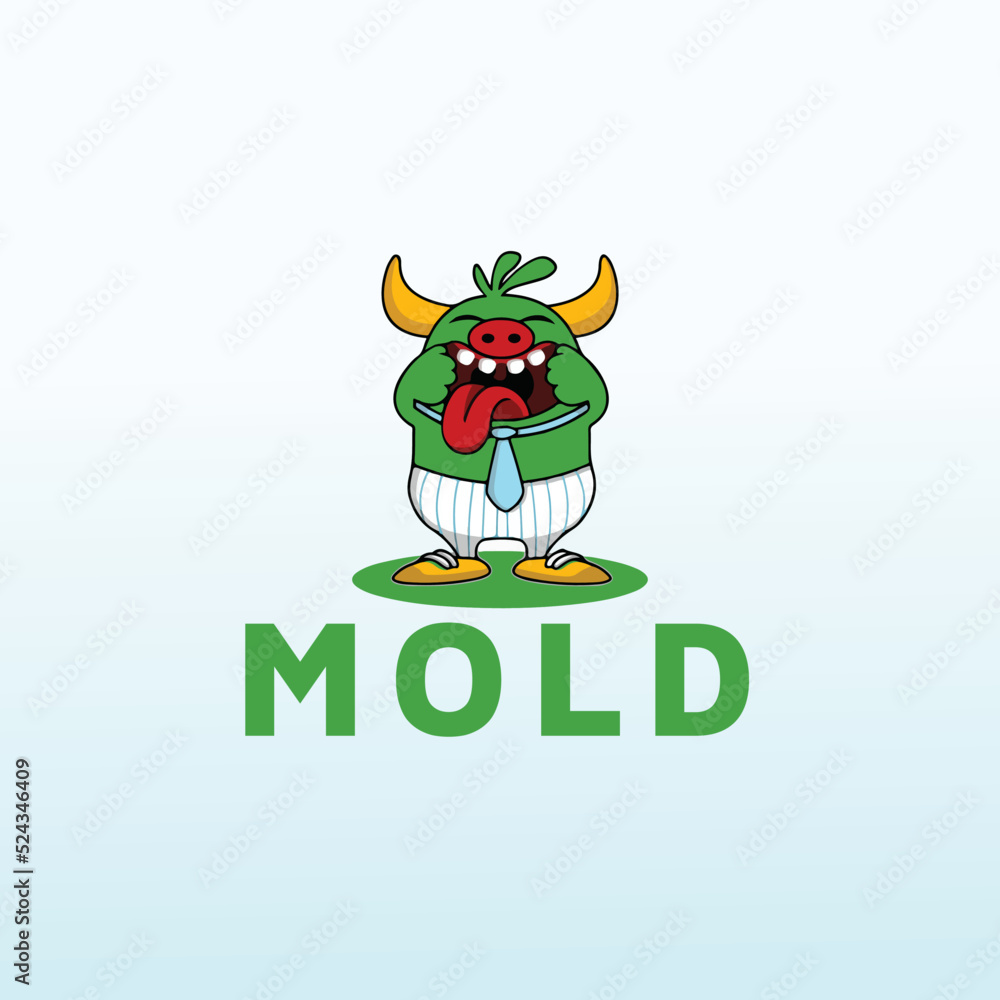 cute and friendly monster vector logo design cute and friendly monster vector logo design