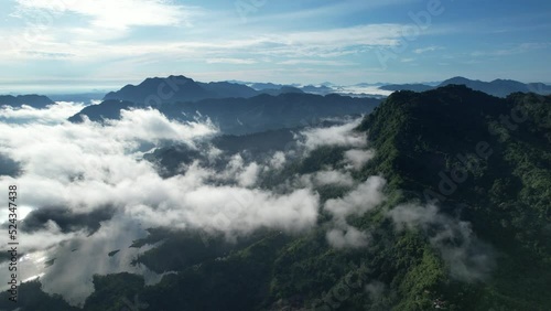 The Mountains and Fjords of Milford Sound and Doubtful Sound, New Zealand. Bengoh Valley, Sarawak.