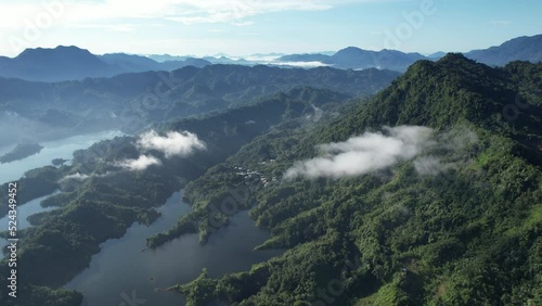 The Mountains and Fjords of Milford Sound and Doubtful Sound, New Zealand. Bengoh Valley, Sarawak.
