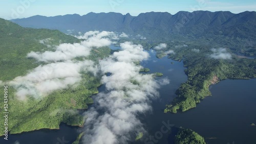 The Mountains and Fjords of Milford Sound and Doubtful Sound, New Zealand. Bengoh Valley, Sarawak.