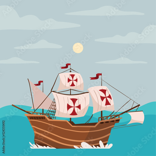 caravel sailing boat