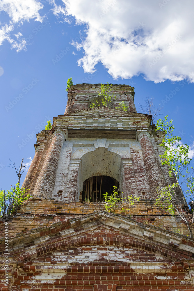 Abandoned Orthodox bell tower