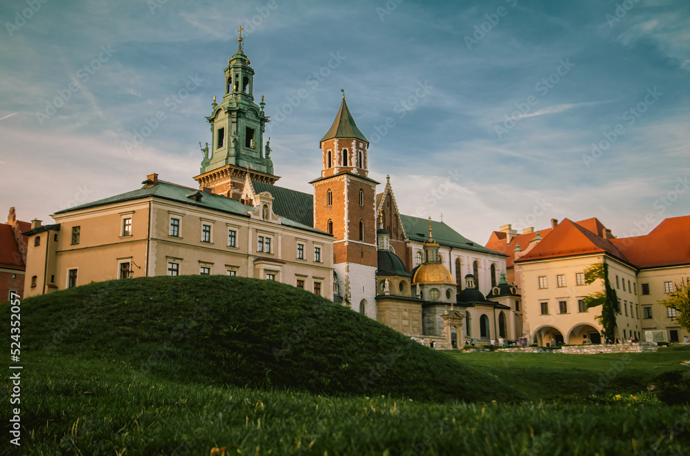 Obraz premium Wawel castle and cathedral Krakow , Poland