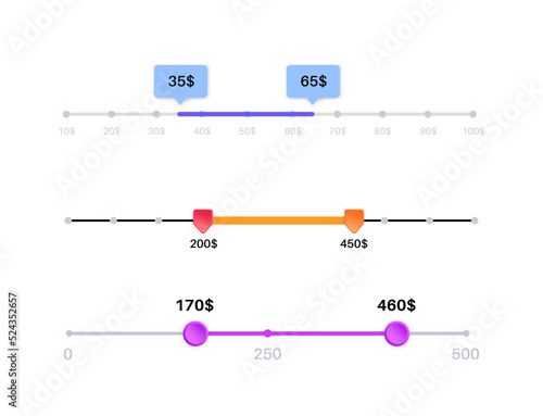 Price range filter