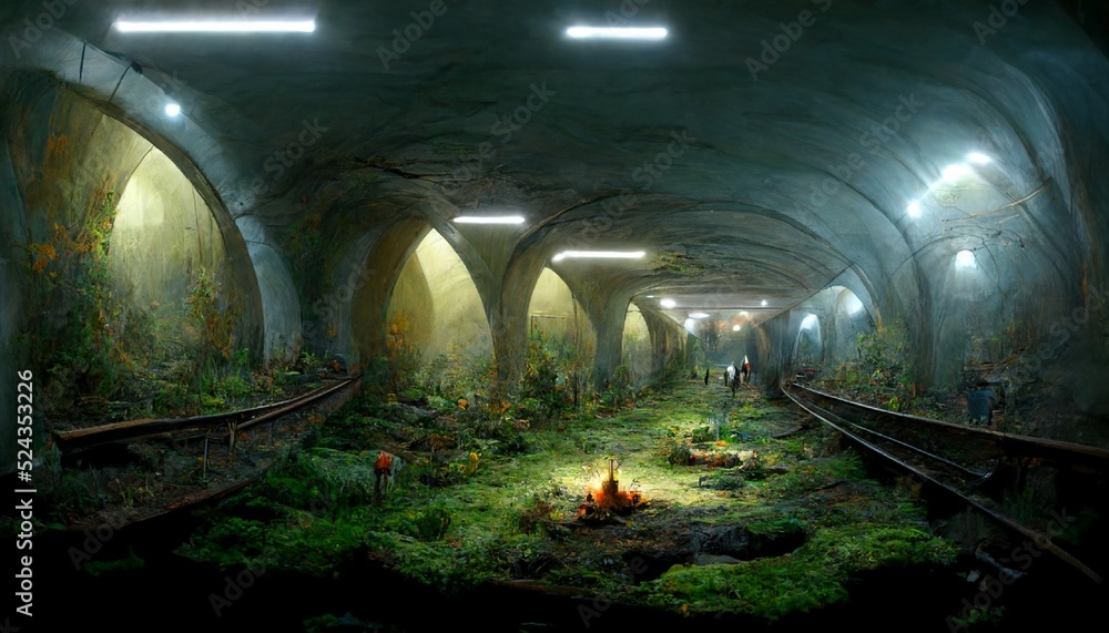 Fototapeta premium light in the tunnel